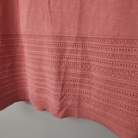 Lety & Me open cardigan NWT size XS dusty pink rose color - Picture 6 of 8